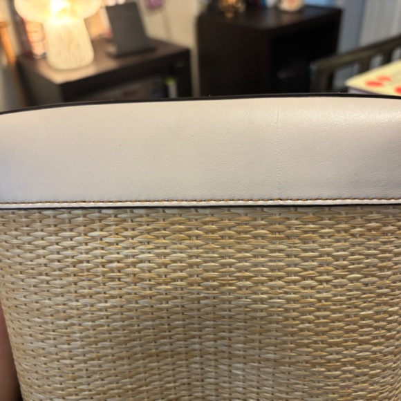 Coach Small Raffia and Straw Mollie Bucket Bag - Picture 5 of 8